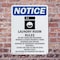 Signmission Laundry Room Rules, 10 in W x Rectangle, Plastic OS-2PACK-NS-P-1014-V-13984 - alternate 4